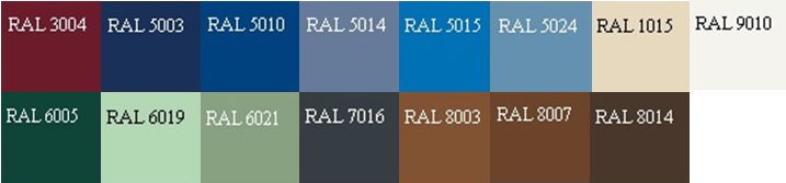 Couleurs Ral volet battant Couleurs Ral volet battant