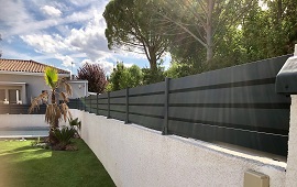 Cloture aluminium